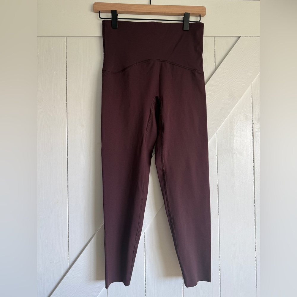 SPANX Booty Boost 7/8 Dark Purple/Plum Leggings Size Medium